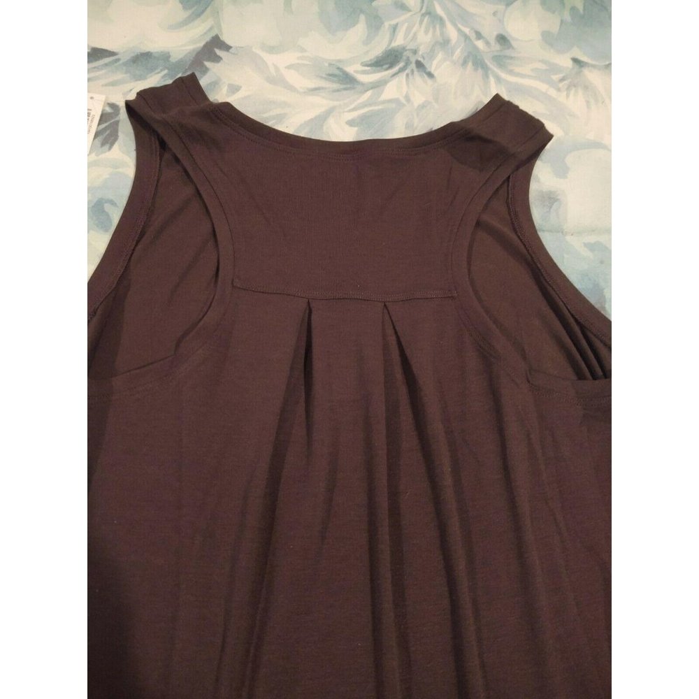 NWT Adore Me Racer Back Sally Tank Top In Black 1X